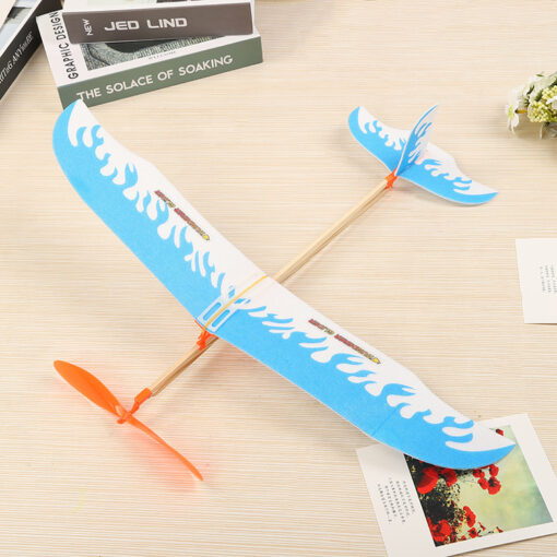 Novelty Rubber Band Airplane DIY Powered Glider Toy - Image 3