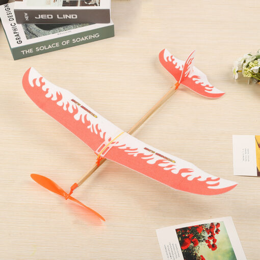 Novelty Rubber Band Airplane DIY Powered Glider Toy - Image 4