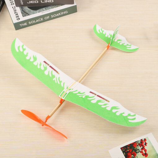 Novelty Rubber Band Airplane DIY Powered Glider Toy - Image 5