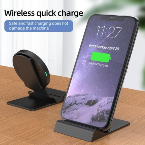 QI Wireless Fast Charging Charger Phone Holder Pad Stand