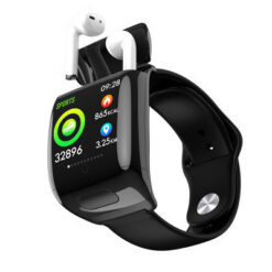 2 in1 Fitness Smart True Wireless Watch Earbuds