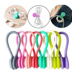Silicone Magnet Cable Winder Holder Organizer