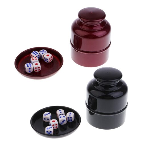 Bar Party Dice Cup Drinking Board Game Gambling Box