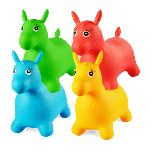 Creative Kids Inflatable Bouncing Rubber Horse Toy