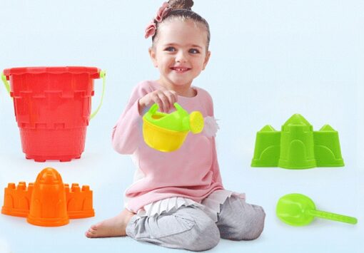 Plastic Castle Mould Bucket Sandbox Outdoor Set Toy