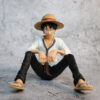 One Piece Sitting Luffy Figurine Shirt Photo Action Figure