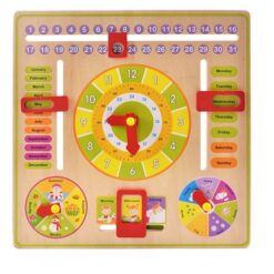 Wooden Montessori Clock Children's Educational Toys