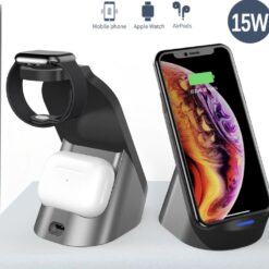 3 in 1 iWatch iPhone Charging Dock Stand Station