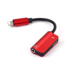 2-In-1 Type-C Aux Audio Charging Cable Splitter Adapter