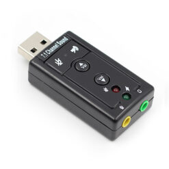 External USB Virtual Audio Sound Card Adapter Converter