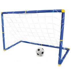 Portable Mini Folding Football Soccer Ball Goal Post