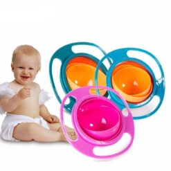 Universal 360 Rotate Spill-Proof Infant Feeding Gyro Bowl