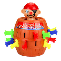 Funny Novelty Lucky Tricky Pirate Barrel Game Toy