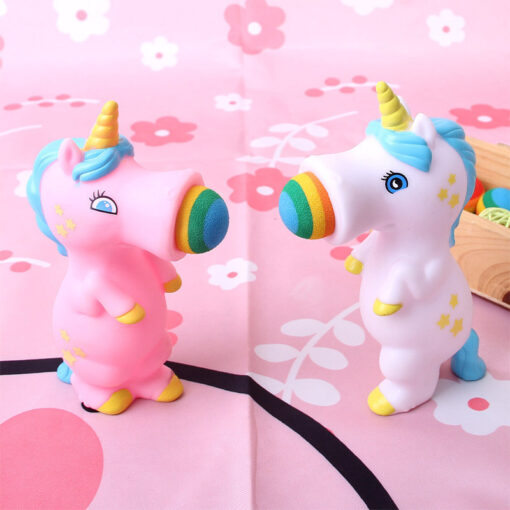 Squeeze Popper Unicorn Blaster Launching Ball Toy