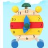 Montessori Wooden Jigsaw Puzzle Educational Clock Toy