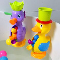 Cute Duck Waterwheel Elephant Baby Shower Toys