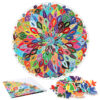 Jigsaw Puzzle Blooming Colors Mandala Educational Toy