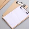 Durable Wooden Clipboard Document Filling Holder