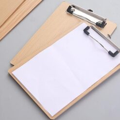 Durable Wooden Clipboard Document Filling Holder