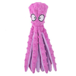 Interactive Sound Squeaker Octopus Dog Chew Toys