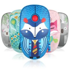 Creative Cute Animal Printed Wireless Cordless Mouse