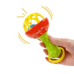 Baby Rattles Intelligence Grasping Plastic Hand Bell Toy