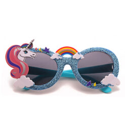 Funny Rainbow Unicorn Costume Party Sunglasses Props