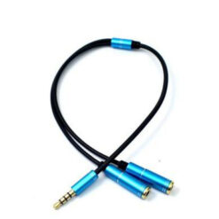 Audio Splitter Cable Jack Microphone Headphone Adapter
