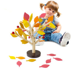 3D Wooden Assembled Building Blocks Tree Puzzle Toy