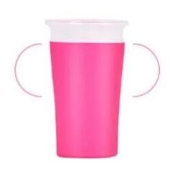 Silica Gel Baby Water Drinking Magic Cup Bottle