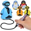Electric Inductive Draw Pen Line Car Robot Follower Toy