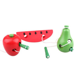 Fruit Shape Intelligence Lacing Game Montessori Toy