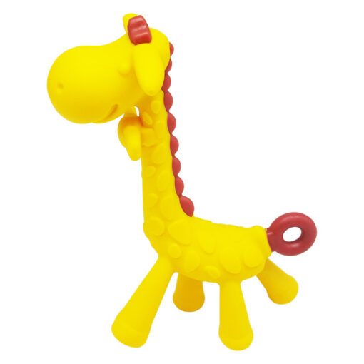 Soft Silicone Giraffe Teether Baby Molar Stick Toy