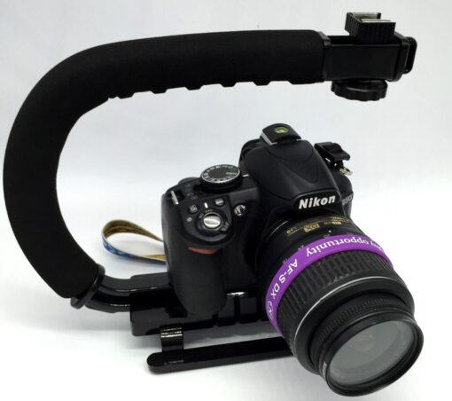 C Type Monopod Handheld Camera Stabilizer Holder Bracket - Image 2