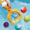 Giraffe Net Bath Fishing Hoop Shower Water Game Toy