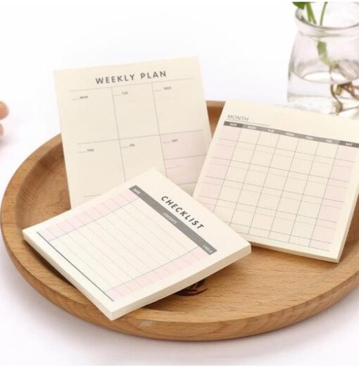 Weekly Monthly Work Notepad Notebook Diary Planner