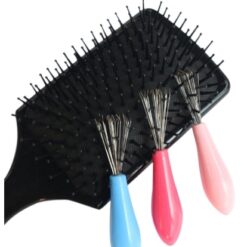 Creative Mini Hair Brush Removable Comb Cleaner