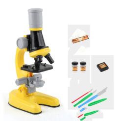 Biological Microscope LED Magnification Educational Toy