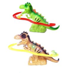 Electric Dinosaur Track Climbing Stairs Sound Play Toy