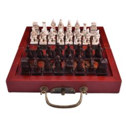 Foldable Wooden Vintage Chinese Chess Board Game