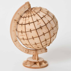 3D DIY Wooden Globe Puzzle Assembly Model Toys