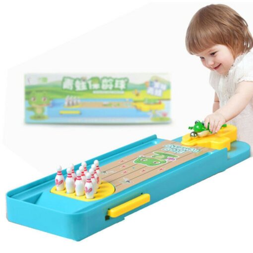 Interactive Mini Tabletop Bowling Desktop Game Toy