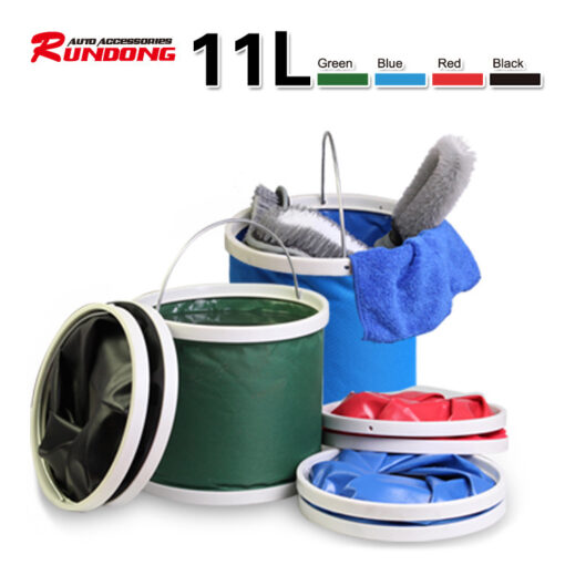 Multifunctional Portable Folding Oxford Cloth Bucket - Image 2