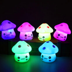 Mini Cute Mushroom Magic LED Night Light Lamp