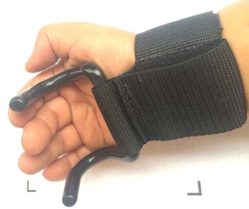 Pull up Bar Straps Wrist Support Weight Lifting Exercise Hook - Image 7