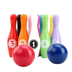 Wooden Digital Bowling Children's Educational Toys