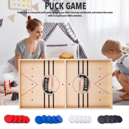 Interactive Fast Sling Puck Game Board Game Toy