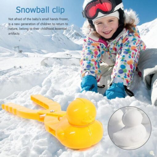 Duck Shape Snowball Maker Clip Outdoor Sand Mold