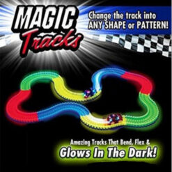 Flexible Magic Race Track Glow In The Dark Car Toy