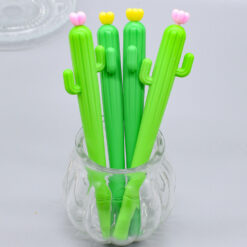 Novelty Cactus Gel Kids School Student Office Pens